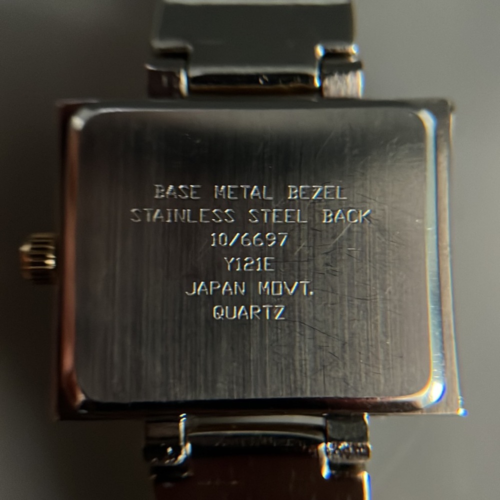 Anne Klein Vintage Rectangular Face Quartz Watch … - image 6